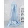 Set: Betthimmel + Spielmatte + Kissen - blau