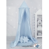 Set: Betthimmel + Spielmatte + Kissen - blau