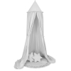 Set: Betthimmel + Spielmatte + Kissen - grau