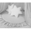 Set: Betthimmel + Spielmatte + Kissen - grau