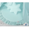 Set: Betthimmel + Spielmatte + Kissen - minze