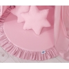 Set: Betthimmel + Spielmatte + Kissen - rosa