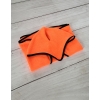 Decke mit Ohrenschützern für Steckenpferd- neon orange