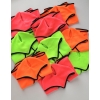 Decke mit Ohrenschützern für Steckenpferd- neon orange