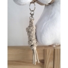 Halfter mit Anbindestrick aus Kordel für Steckenpferd A3 - beige