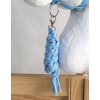 Halfter mit Anbindestrick aus Kordel für Hobby Horse A3 - hellblau