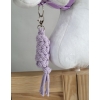 Halfter mit Anbindestrick aus Kordel für Hobby Horse A3 - lila