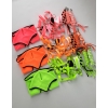 Halfter mit Anbindestrick aus Kordel A3 -neon-green