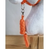 Halfter mit Anbindestrick aus Kordel für Hobby Horse A3 - orange