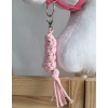 Halfter mit Anbindestrick aus Kordel für Hobby Horse A3 - rosa