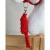 Halfter mit Anbindestrick aus Kordel für Hobby Horse A3 - rot