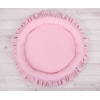 Set: Betthimmel für Mädchen Kinderzimmer + Rüschennestchen - rosa