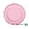Set: Betthimmel für Mädchen Kinderzimmer + Rüschennestchen - rosa