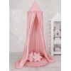 Set: Kinderzimmer Betthimmel + Spielmatte + Kissen - altrosa