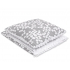 Set: Wendedecke doppelseitig + Kissen - Bubbles grau