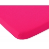 Spannbettlaken aus Baumwolle 120x60cm dunkel rosa