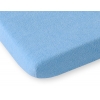 Spannbettlaken aus Frottee 140x70cm - Blau