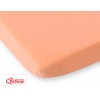 Spannbettlaken aus jersey für Babybett 140x70cm - orange