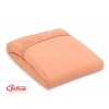 Spannbettlaken aus jersey für Babybett 140x70cm - orange