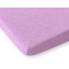 Spannbettlaken Babybett aus Frottee 140x70cm - Lila