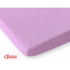 Spannbettlaken Babybett aus Frottee 140x70cm - Lila