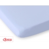 Spannbettlaken für Babybett 140x70cm aus Baumwolle 140x70cm blau