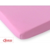 Spannbettlaken für Babybett aus jersey 140x70cm - Rosa