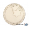 Spielmatte mit Rüsche - beige