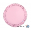 Spielmatte mit Rüsche - rosa
