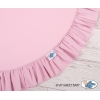 Spielmatte mit Rüsche - rosa