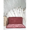 Spielmatte Quadrat Altrosa 105x105 VELVET