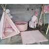 Spielmatte Quadrat Puderrosa 105x105 VELVET