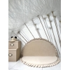 Spielmatte rund 105x105 cm VELVET Creme