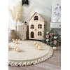 Spielmatte rund 105x105 cm VELVET Creme