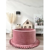 Spielmatte VELVET Altrosa rund 105x105