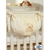 Spielzeugtasche - Bär mit Schleife creme