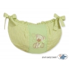 Spielzeugtasche - Bär mit Schleife grün