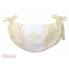 Spielzeugtasche - Hängende Herzen creme