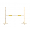 Breites Hindernis für Steckenpferd 160 cm x 120 cm - gelb