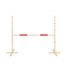 Breites Hindernis für Hobby-Horse 160 cm x 120 cm - rot