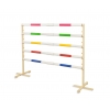 Sprunghindernis für Hobby-Pferd 160 cm mit zwei Stangen 50mm - grün