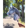 Steckenpferd Hobby Horse Apfelschimmel mit grauer Mähne