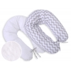 Still - und Entspannungskissen - Simple chevron grau