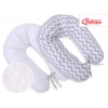 Still - und Entspannungskissen - Simple chevron grau
