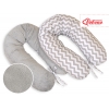 Still - und Entspannungskissen - Simple chevron grau