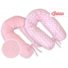 Still - und Entspannungskissen - Simple chevron rosa