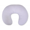 Stillkissen - Grau - Grau-Blumenmuster