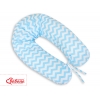 Stillkissen und Entspannungskissen - Simple Chevron blau