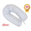 Stillkissen und Entspannungskissen - Simple Chevron grau