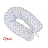 Stillkissen und Entspannungskissen - Simple Chevron grau